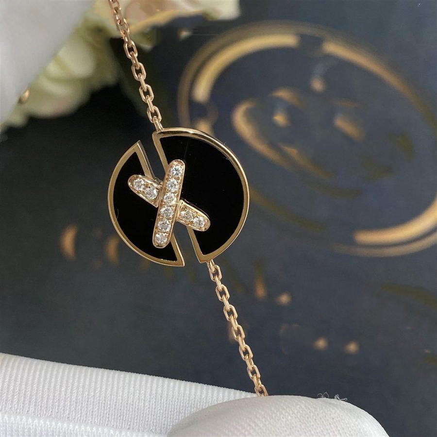 [Lieblingsprodukt] ROSÉGOLD ONYX DIAMANT ARMREIF