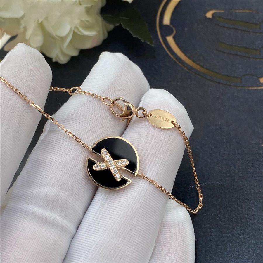 [Lieblingsprodukt] ROSÉGOLD ONYX DIAMANT ARMREIF