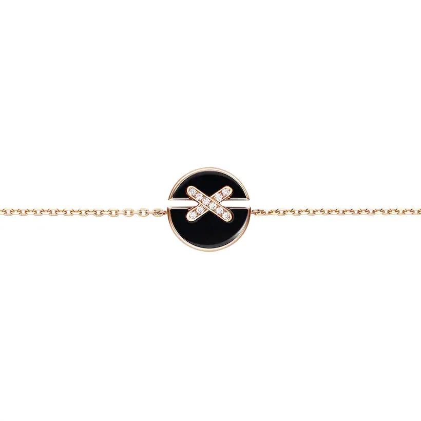 [Lieblingsprodukt] ROSÉGOLD ONYX DIAMANT ARMREIF