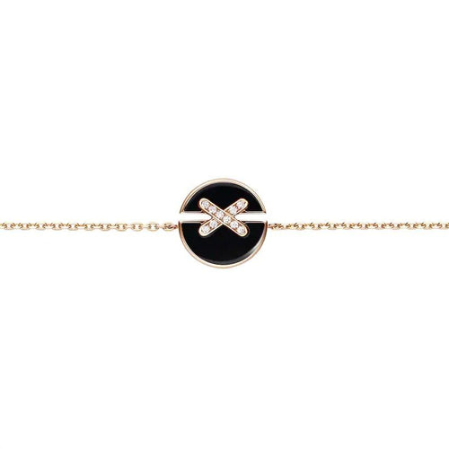 [Lieblingsprodukt] ROSÉGOLD ONYX DIAMANT ARMREIF
