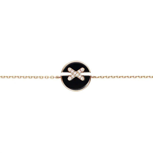 [Favorite]JEUX DE BRACELET ONYX ROSE GOLD DIAMOND