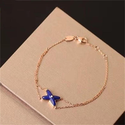 [Favorite]Hollow Design Four-Leaf Clover Flower Shape Ring