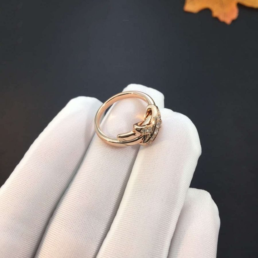 [Favorite]JEUX DE ROSE GOLD DIAMOND RING