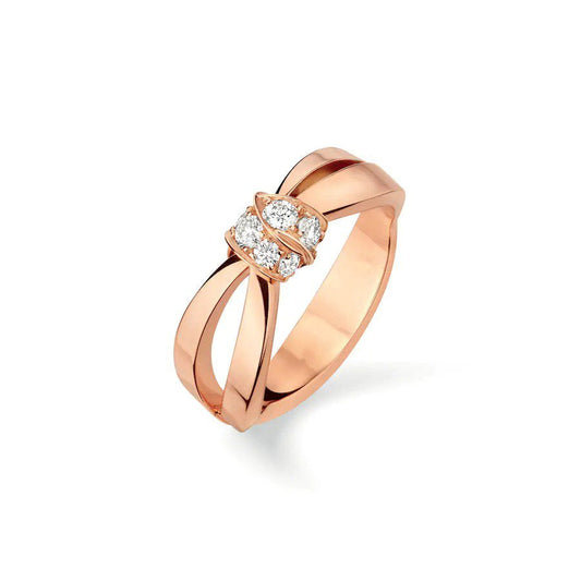[Favorite]LIENS RING ROSE GOLD DIAMOND