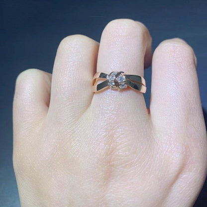 [Favorite]LIENS RING ROSE GOLD DIAMOND