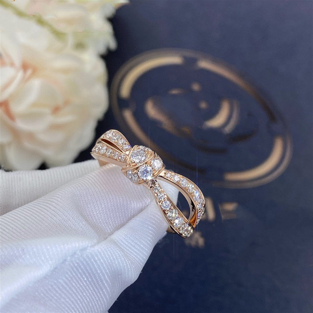 [Favorite]LIENS ROSE GOLD DIAMOND RING