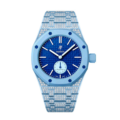 [Favorite]Royal Oak Pop Exclusive Bioceramic Case & Bioceramic Strap Full Diamond