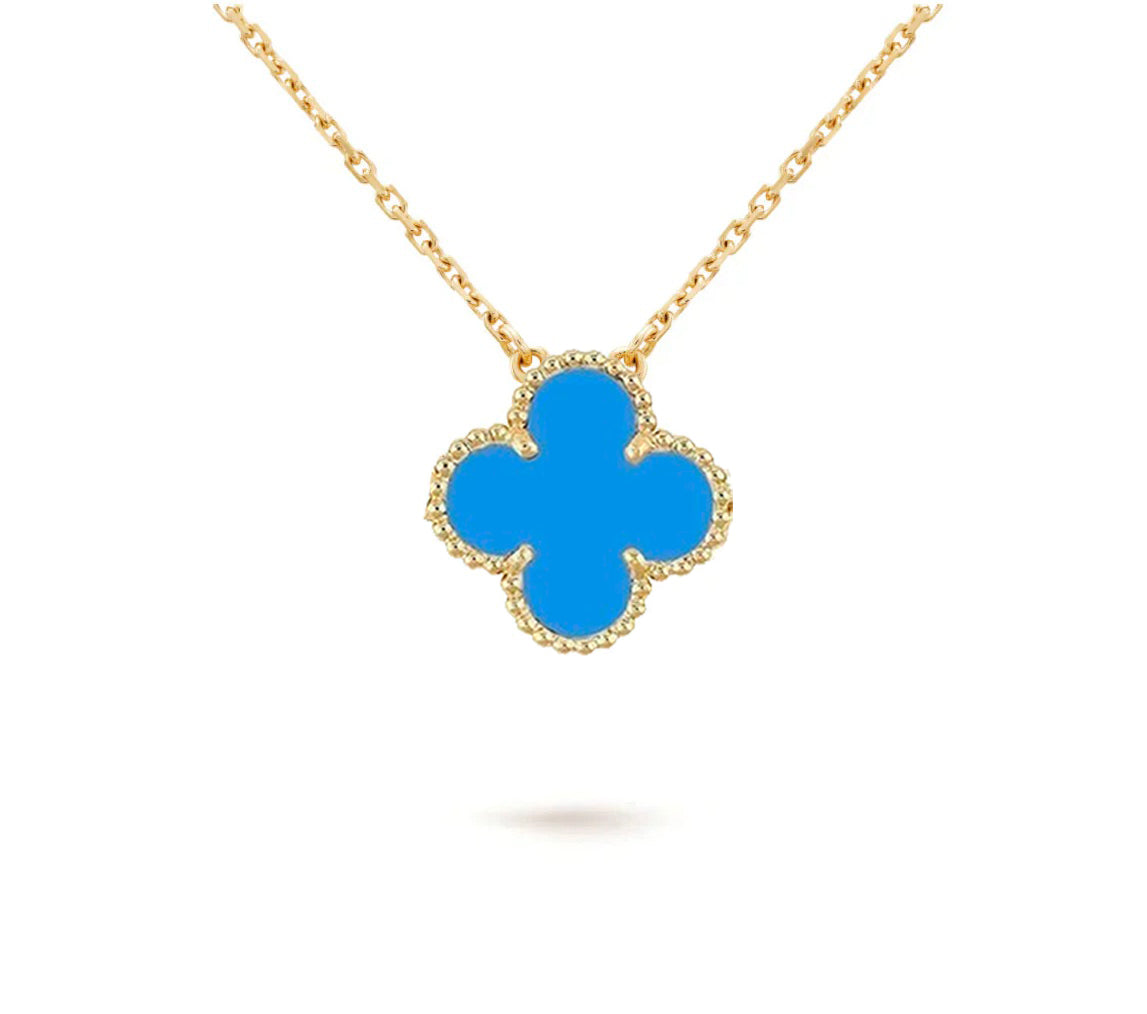 [Favorite]15MM CLOVER FLOWER PENDANT NECKLACE COLLECTION