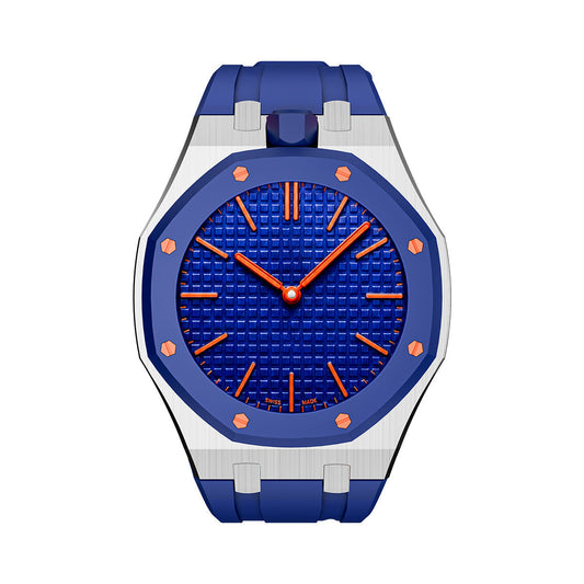 [Favorite]OAK POP DARK BLUE STEEL SILICONE STRAP