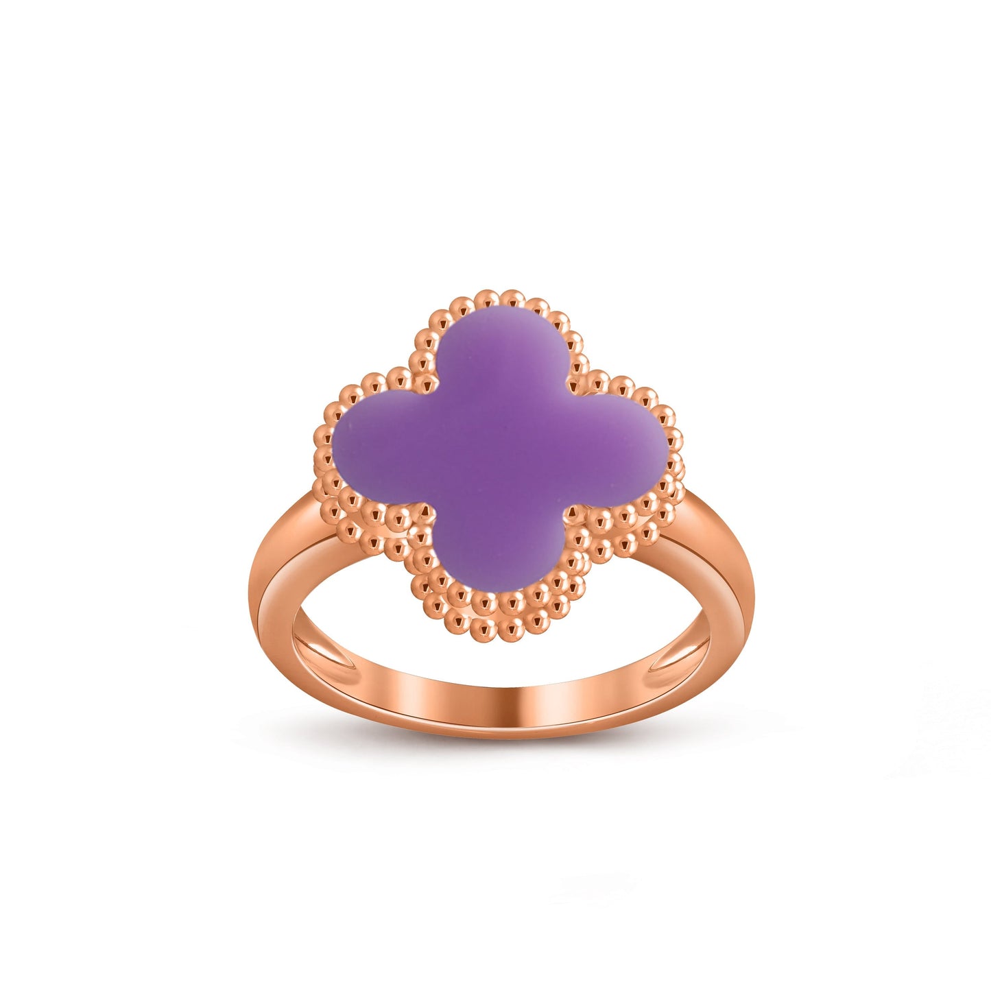 [Favorite]LUCKY CLOVER VINTAGE ROSE GOLD RING COLLECTION