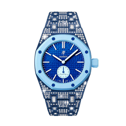 [Favorite]Royal Oak Pop Exclusive Bioceramic Case & Bioceramic Strap Full Diamond