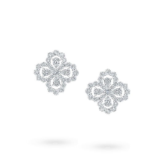 [Favorite]LOOP EARRINGS FULL MOTIF DIAMOND 16MM