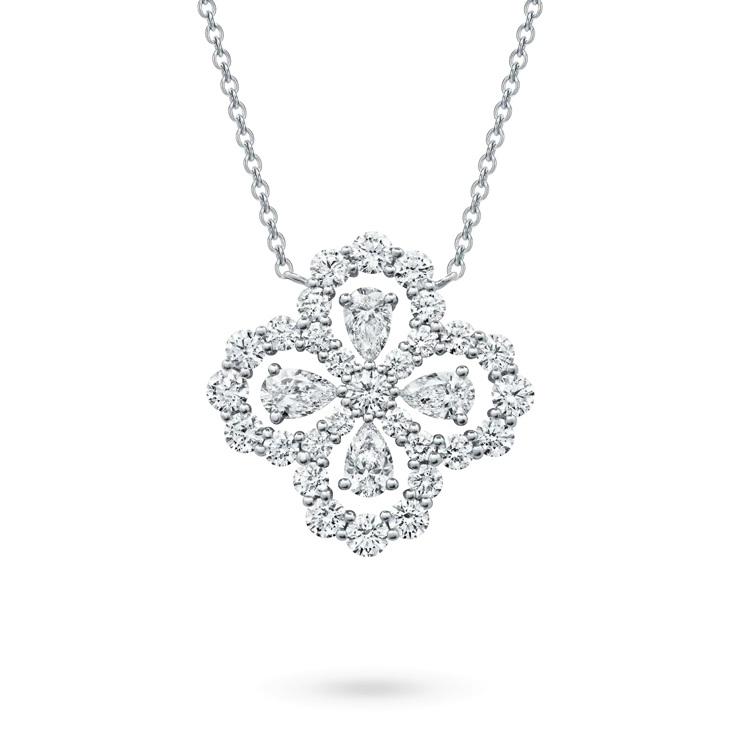 [Favorite]LOOP NECKLACE FULL MOTIF DIAMOND 16MM MULTIPLE COLORS