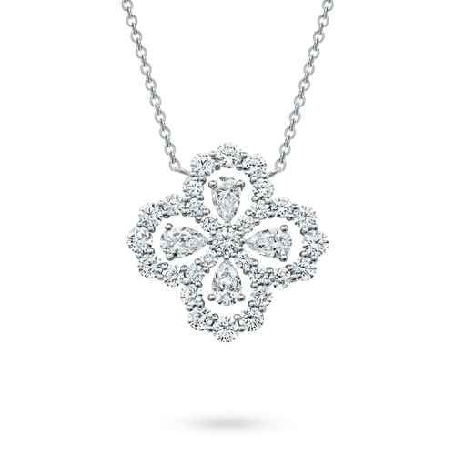 [Favorite]LOOP NECKLACE FULL MOTIF DIAMOND 16MM MULTIPLE COLORS