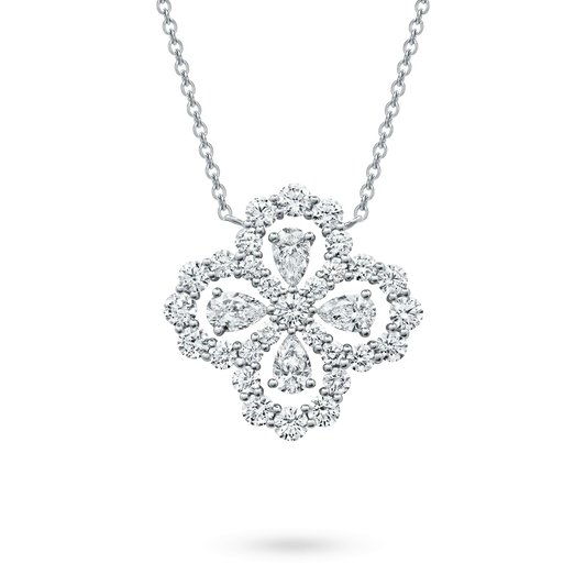 [Favorite]LOOP NECKLACE FULL MOTIF DIAMOND 16MM MULTIPLE COLORS
