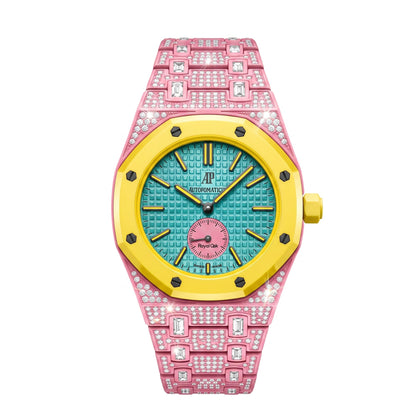 [Favorite]Royal Oak Pop Exclusive Bioceramic Case & Bioceramic Strap Full Diamond