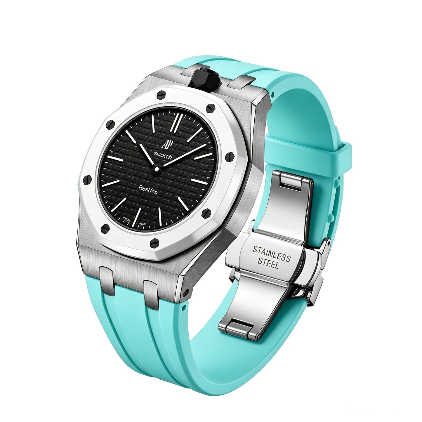 [Favorite]Royal Oak Pop Exclusive Steel Case & Silicone Strap With Cradle