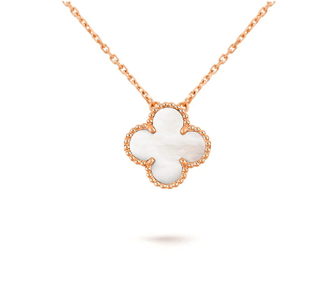 [Favorite]15MM CLOVER FLOWER PENDANT NECKLACE COLLECTION