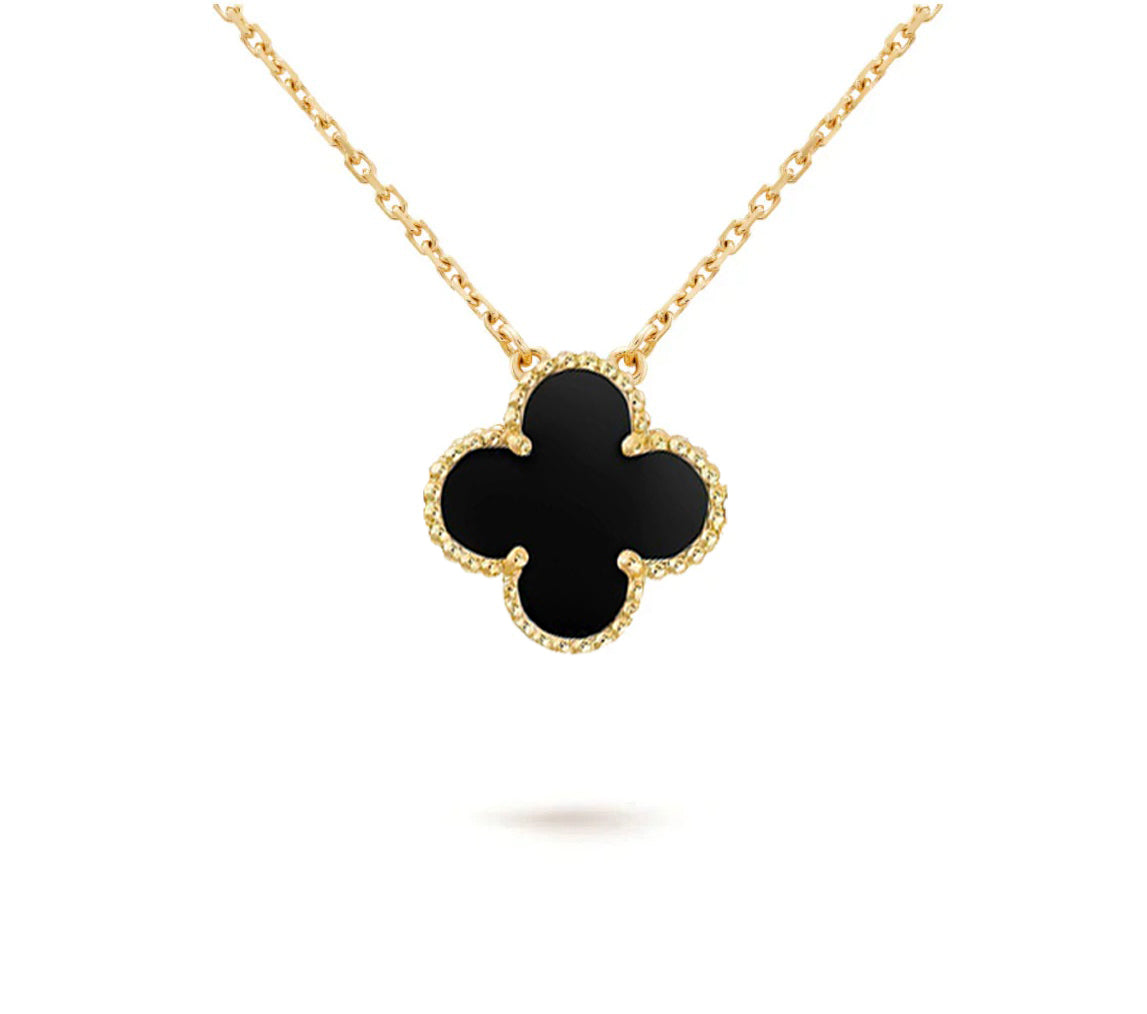 [Favorite]15MM CLOVER FLOWER PENDANT NECKLACE COLLECTION