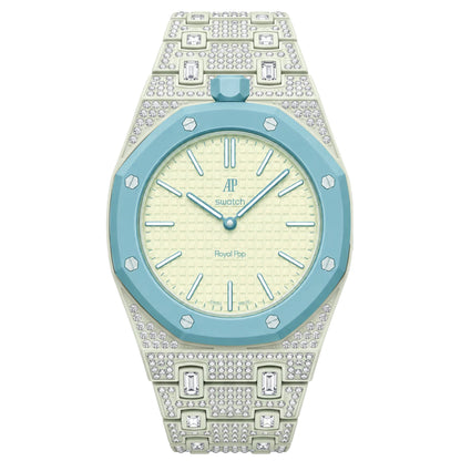 [Favorite]Royal Oak Pop Exclusive Bioceramic Case & Bioceramic Strap Full Diamond