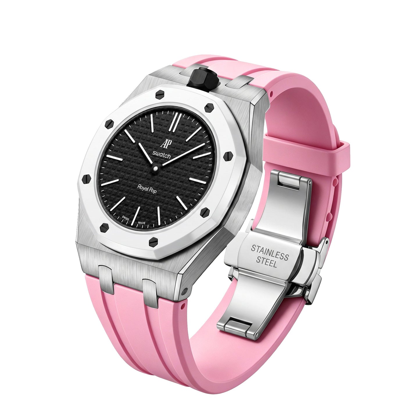 [Favorite]Royal Oak Pop Exclusive Steel Case & Silicone Strap With Cradle