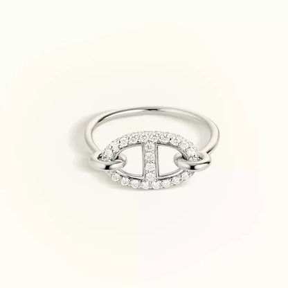 [Favorite]RONDE SMALL SILVER DIAMOND RING