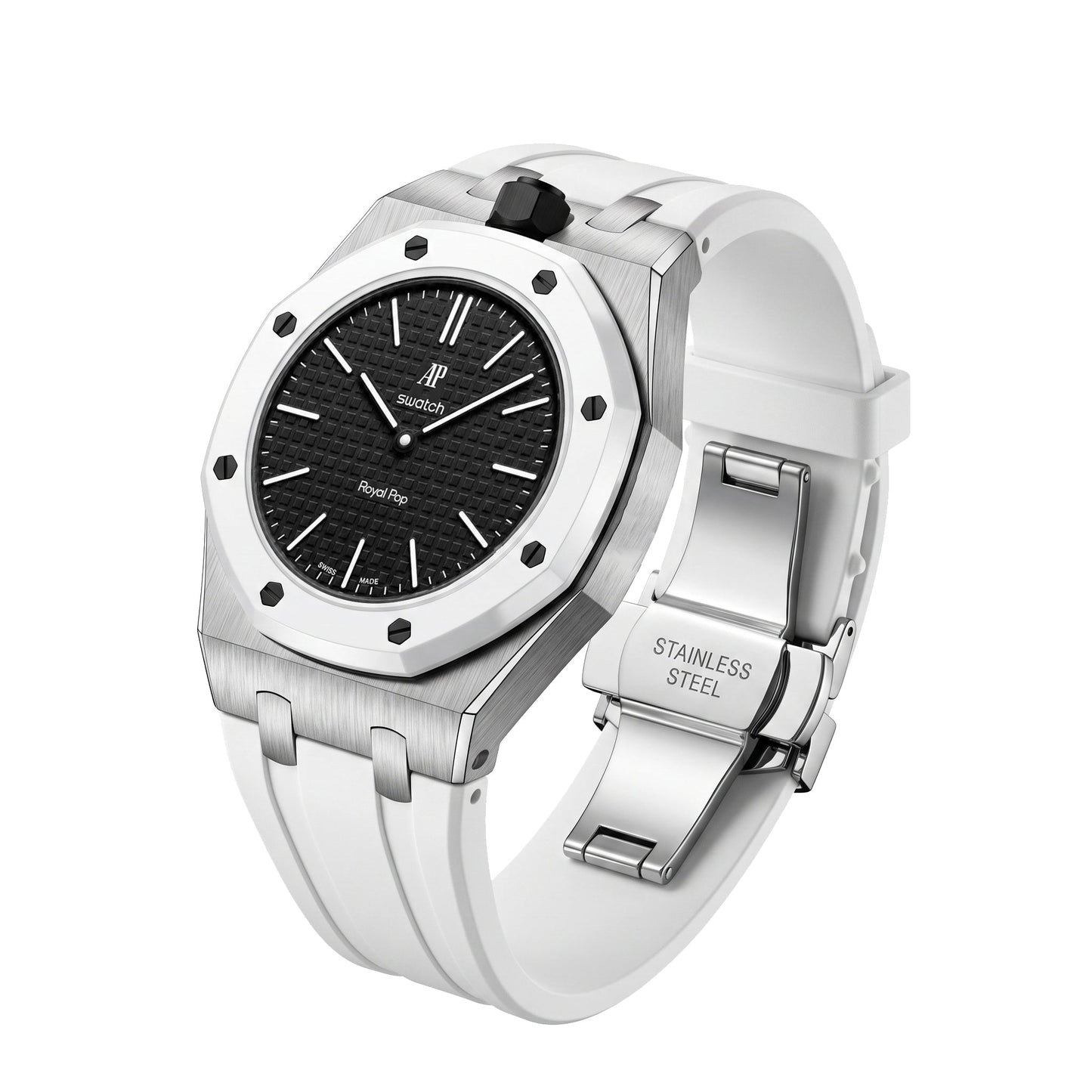 [Favorite]Royal Oak Pop Exclusive Steel Case & Silicone Strap With Cradle