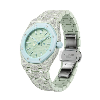 [Favorite]Royal Oak Pop Exclusive Bioceramic Case & Bioceramic Strap Full Diamond
