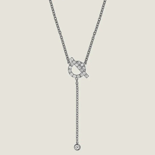 [Favorite]FINESSE SILVER DIAMOND NECKLACE