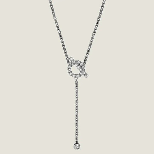 [Favorite]FINESSE SILVER DIAMOND NECKLACE