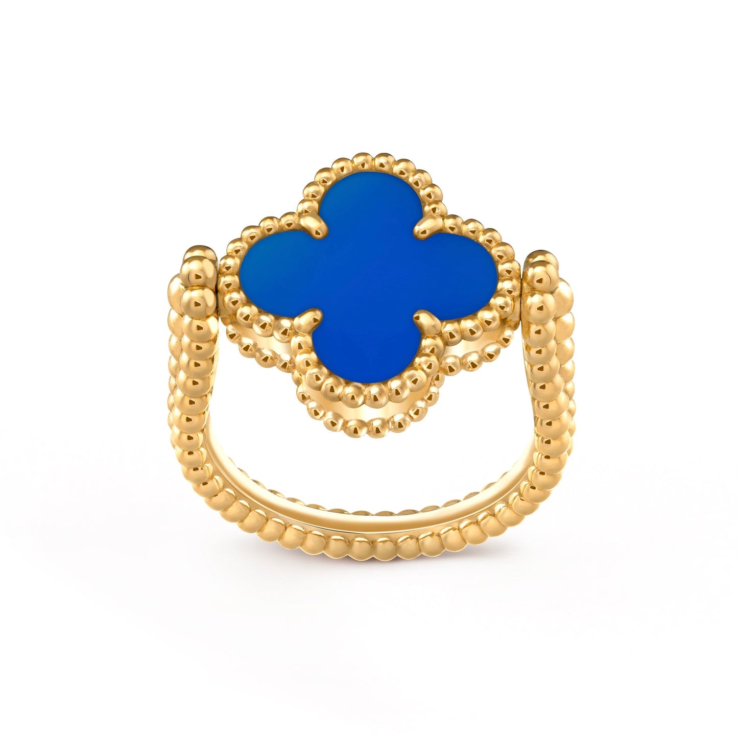 [Favorite]LUCKY CLOVER GOLD REVERSIBLE RING