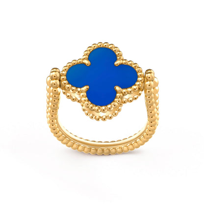 [Favorite]LUCKY CLOVER GOLD REVERSIBLE RING