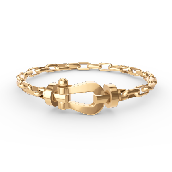 [Favorite]FORCE LARGE HORSESHOE CLASP METAL BRACELET