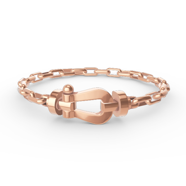 [Favorite]FORCE LARGE HORSESHOE CLASP METAL BRACELET