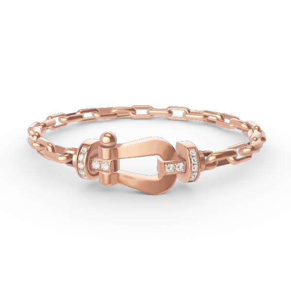 [Favorite]FORCE LARGE HORSESHOE CLASP METAL BRACELET