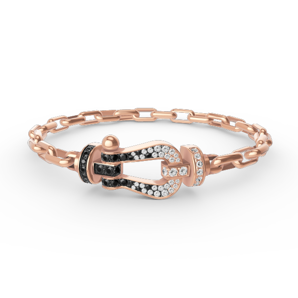[Favorite]FORCE LARGE HORSESHOE CLASP METAL BRACELET
