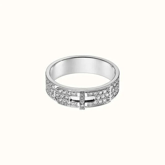[Favorite]KELLY SILVER DIAMOND RING