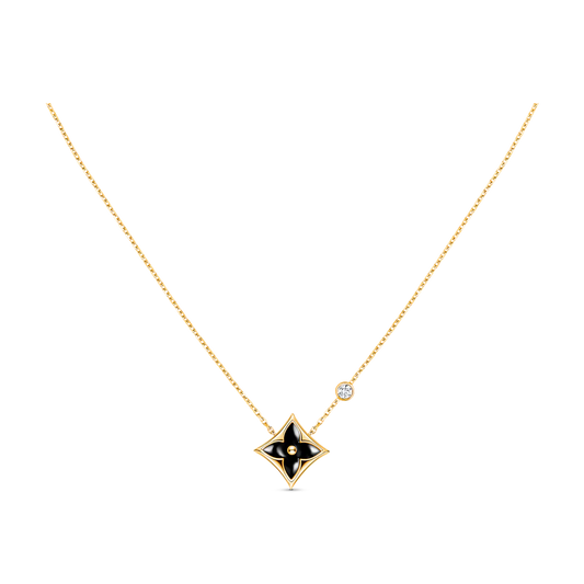 [Favorite]STAR BLACK MOP NECKLACE