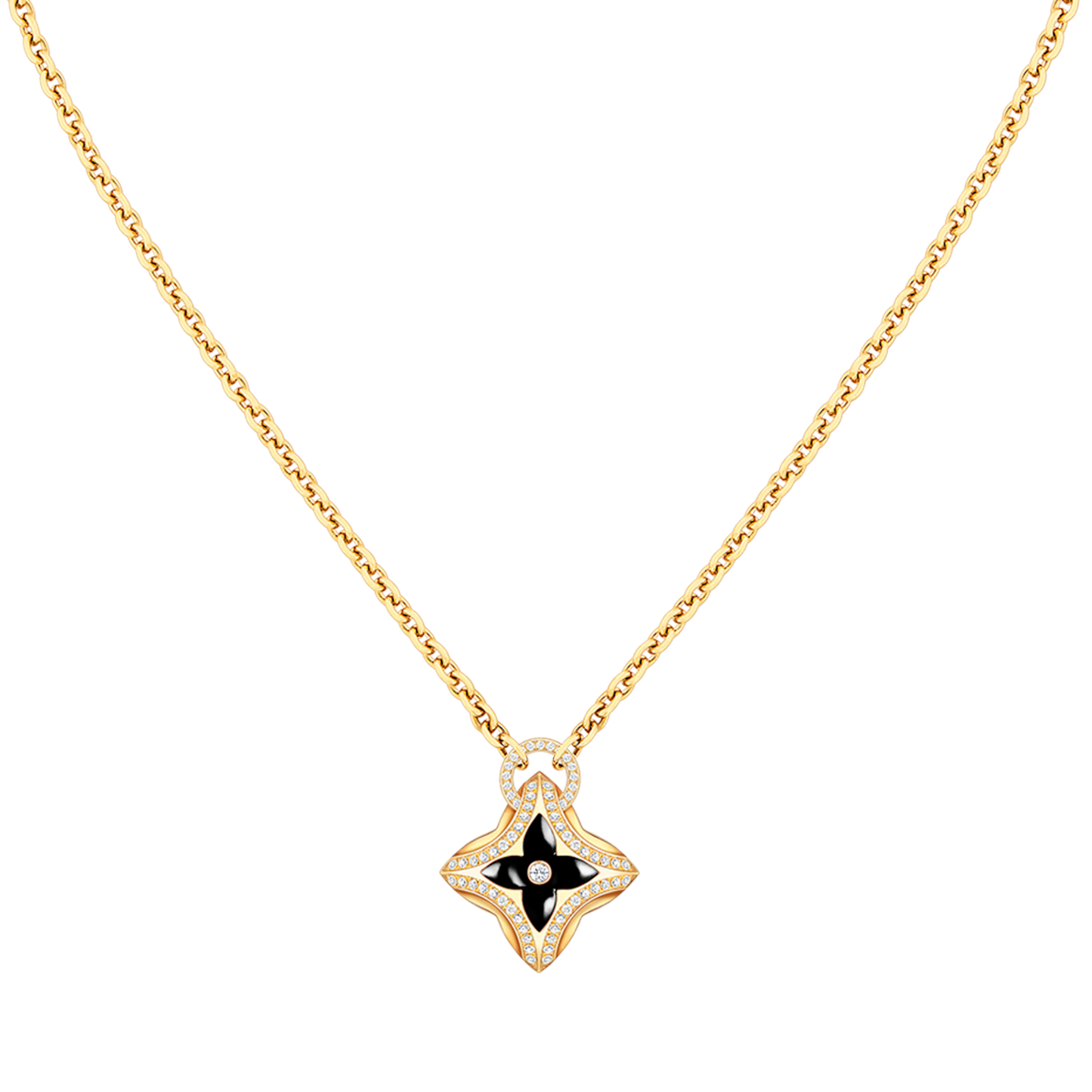 [Favorite]STAR PEDANT ROSE GOLD DIAMOND NECKLACE