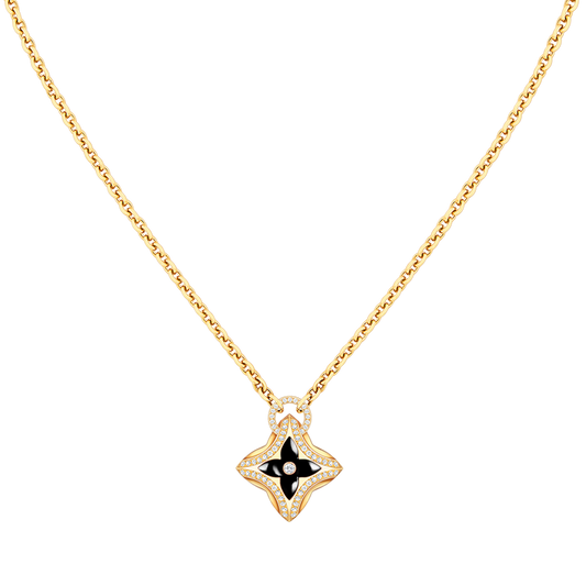 [Favorite]STAR PEDANT ROSE GOLD DIAMOND NECKLACE