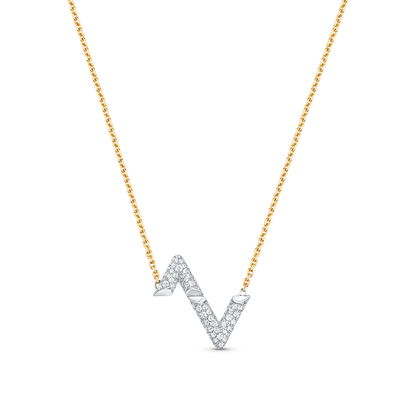 [Favorite]VOLT SILVER DIAMOND PEDANT NECKLACE
