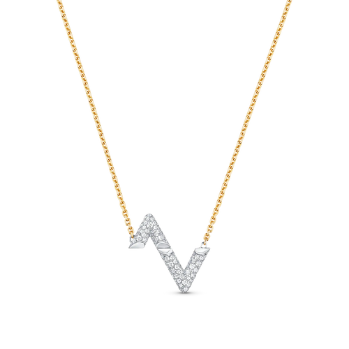 [Favorite]VOLT SILVER DIAMOND PEDANT NECKLACE
