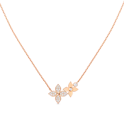 [Favorite]STAR BLOSSOM NECKLACE ROSE GOLD DIAMONDS