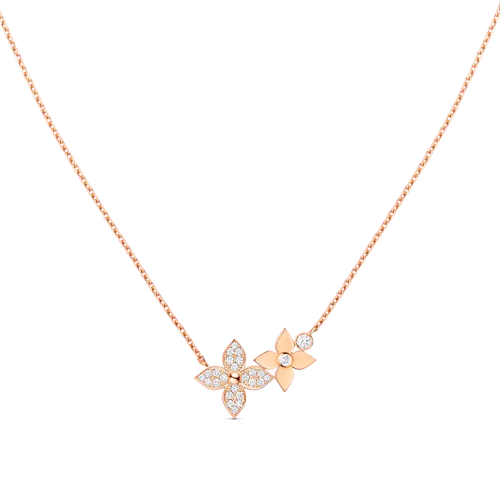 [Favorite]STAR BLOSSOM NECKLACE ROSE GOLD DIAMONDS