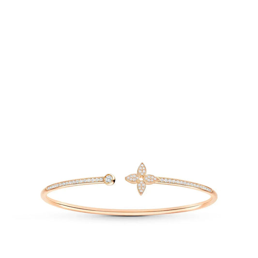 [Favorite]IDYLLE ROSE GOLD OPEN BRACELET DIAMOND PAVED