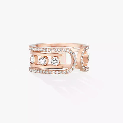 [Favorite]OPEN MOVE 10-DIAMOND PAVÉ RING
