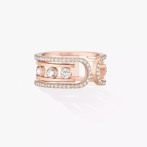 [Favorite]OPEN MOVE 10-DIAMOND PAVÉ RING