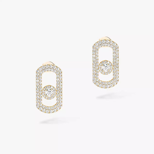 [Favorite]SO MOVE PAVÉ DIAMOND EARRINGS