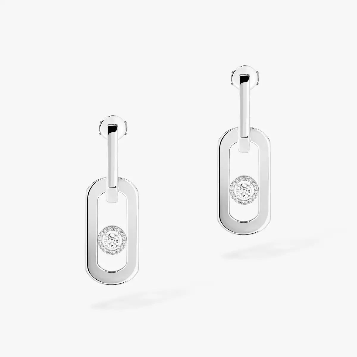 [Favorite]SO MOVE XL DIAMOND HOOP EARRINGS