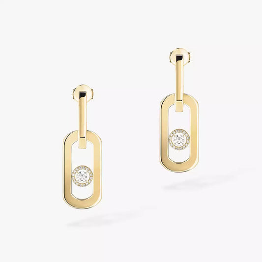 [Favorite]SO MOVE XL DIAMOND PENDANT EARRINGS
